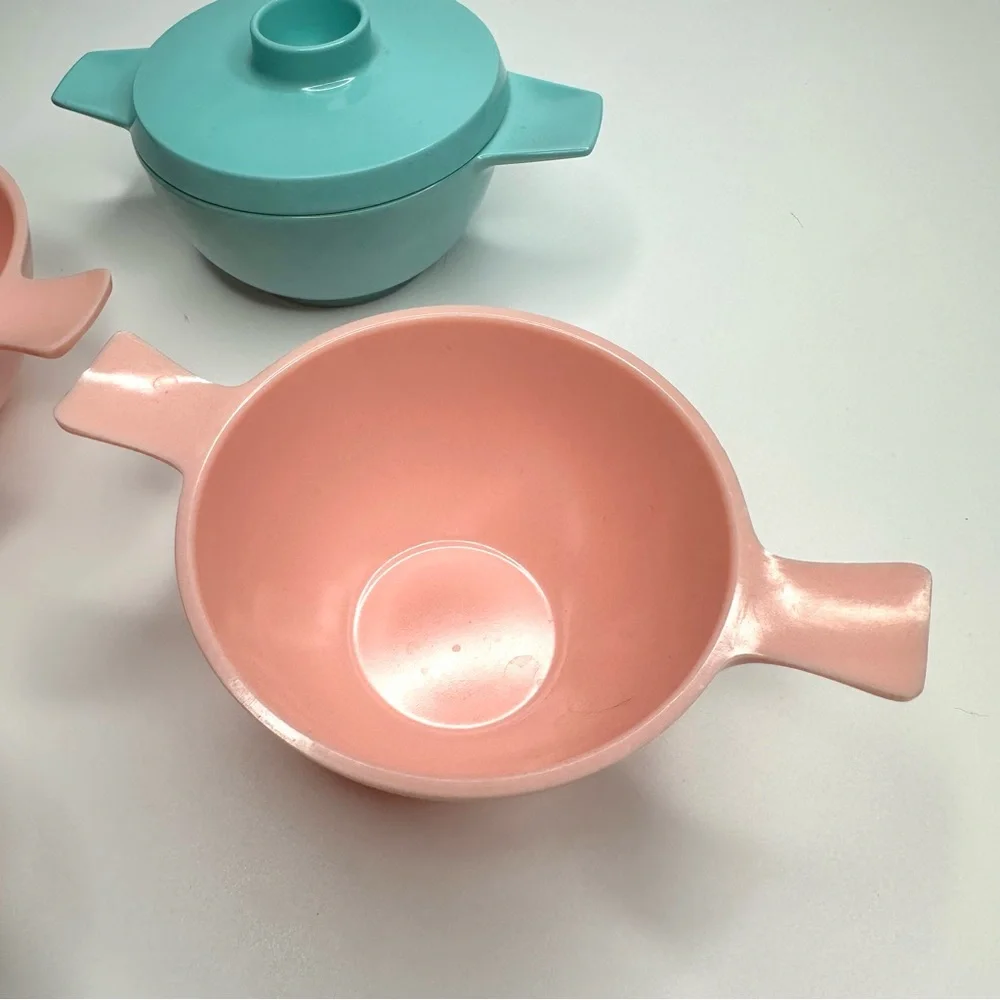 Vintage Mid-Century Modern Melmac Serving Set 3 Pieces 1950s